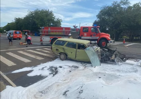 Accidente vehicular en El Espinal de Guararé deja dos personas heridas 