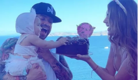  Nacho y Melany Mille celebraron los seis meses de su bebé
