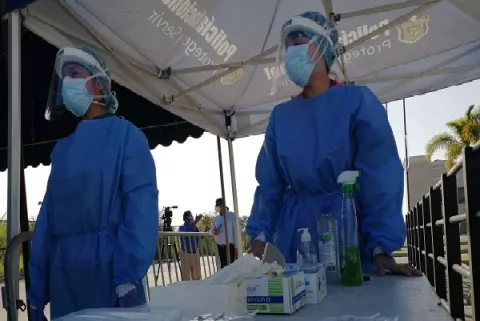 Ante la demanda de pruebas instalan hisopado express en el área de Burunga, Arraiján 