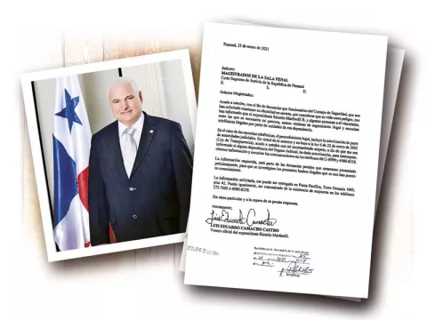 Corte Suprema de Justicia debe certificar si autorizó espiar  a Ricardo Martinelli y a Luis Eduardo Camacho