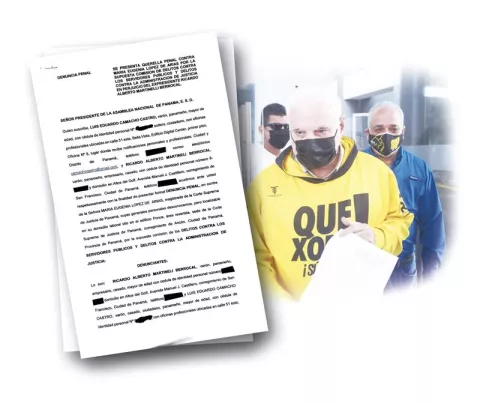 Presentan en la Asamblea Nacional denuncia penal  contra la magistrada María Eugenia López por los presuntos delitos contra los servidores públicos y la administración pública 