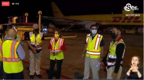 [EN DIRECTO] Panamá recibe primer lote de vacunas contra la covid-19