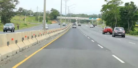 Cierre parcial en la autopista Arraiján-La Chorrera a partir del próximo miércoles