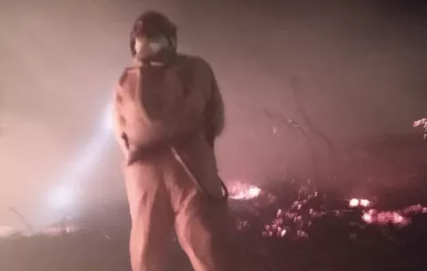Más de siete horas tomó apagar incendio de masa vegetal en Tierras Altas, Chiriquí