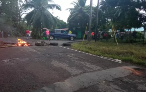 Tres protestas se registraron durante la mañana de hoy en la provincia de Colón