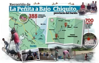 Travesía por los ríos  del Darién en busca de los miles de migrantes  que retan a  la muerte en busca del "sueño americano"