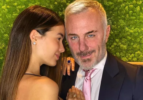 Gianluca Vacchi y Sharon Fonseca hicieron el 'challenge' de "Hecha Pa' Mi" del Boza