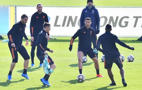 Cristiano y la Juventus motivados para el partido de ida de octavos de la Champions frente al Porto