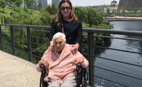 La abuela de Thalía y Laura Zapata ya está en casa de una de sus nietas
