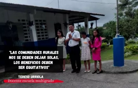 Tereso Urriola: Las escuelas  rurales están huérfanas de tecnologías