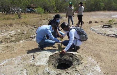 Realizan estudios para validar propiedades curativas de las aguas minerales en 'Los Pocitos' de Herrera