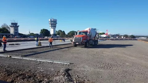Mejoras en el aeropuerto Enrique Malek de la provincia de Chiriquí avanzan en un 50%