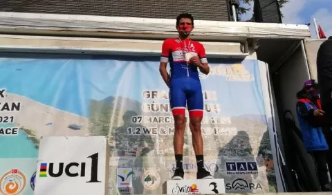 Franklin Archibold logra  inédito podio para el ciclismo panameño en Turquía