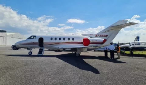 Autoridades de Guatemala confirman que avión de Ricardo Martinelli no tiene ningún tipo de ilícito