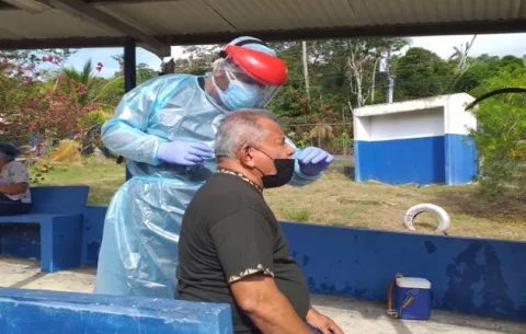 Policlínica de la Caja de Seguro Social de Arraiján retoma jornada de hisopados