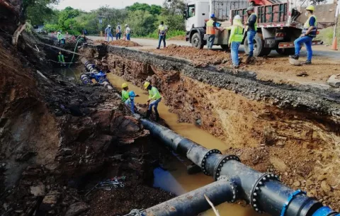 Un total de 180 mil usuarios del Idaan afectados por falta de agua potable en David