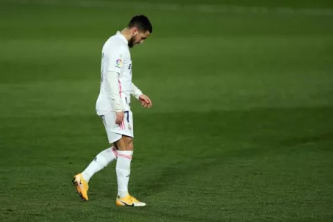 Hazard continúa su rehabilitación en Madrid tras la concentración con Bélgica