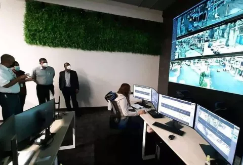 Procurador y ministro de Seguridad supervisan centro de videovigilancia en Colón  