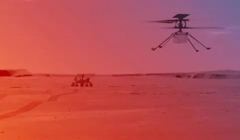 La Nasa prevé que el helicóptero Ingenuity hará en abril su primer vuelo en Marte