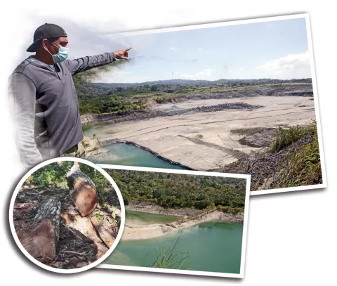 Residentes de Nuevo Caimitillo denuncian tala ilegal y minería en el Parque Nacional Chagres