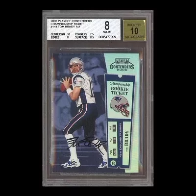 Tarjeta de Tom Brady vendida en un precio récord
