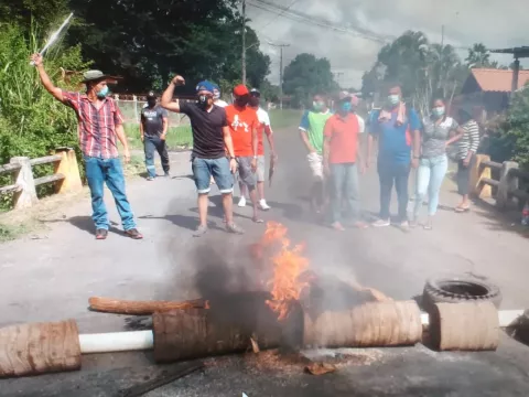Pobladores de San José en Veraguas amenazan con cierre de vía por mal estado de la carretera