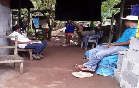 Avanza programa para la construcción de estufas ecológicas en el sector de El Chileno en Capira 