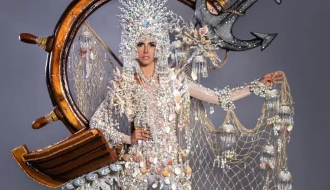 Carmen Jaramillo: Traje Nacional que usará en Miss Universo recibe elogios