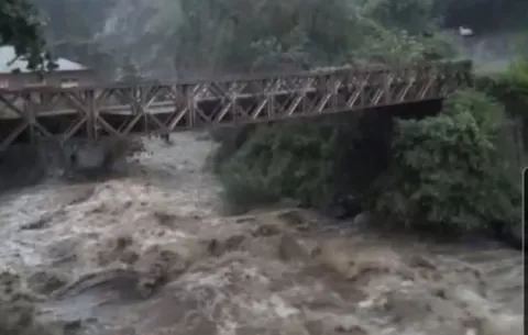 ¡Temor en Chiriquí!, lluvias causan crecida de ríos en el distrito de Tierras Altas