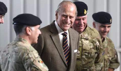 El príncipe Felipe y su carrera como militar