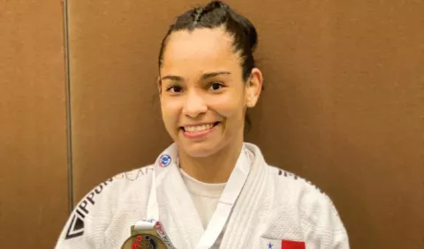 Kristine Jiménez pone el judo  panameño en lo más alto del podio en Punta Cana