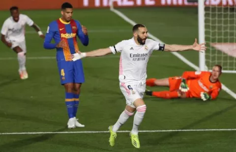 El Real Madrid gana el clásico y duerme líder