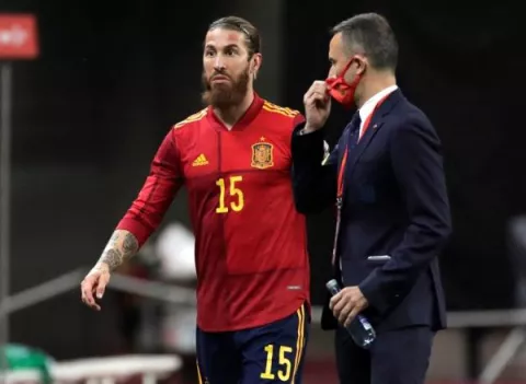 Sergio Ramos tiene una lesión en el gemelo interno de la pierna izquierda