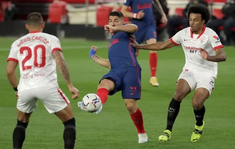 Atlético, líder de la Liga, sufre tropiezo ante el Sevilla