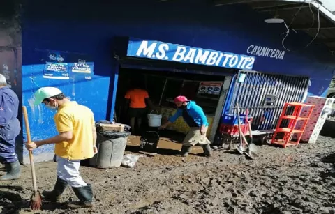 El Sinaproc atendió varias afectaciones por las fuertes lluvias en Chiriquí