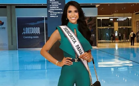 Carmen Jaramillo emprende su viaje para participar en Miss Universo