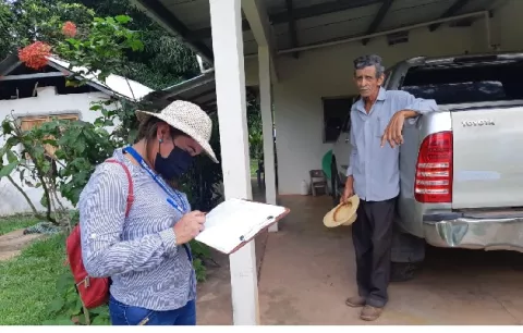 Realizan censo en Coclé para ejecutar el barrido de vacunación contra la covid-19