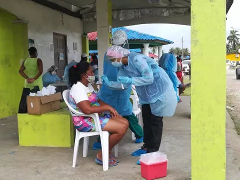 Se registra un leve aumento de casos de la covid-19 en el hospital de Colón