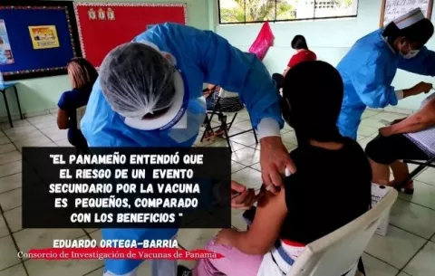 Eduardo Ortega-Barría: Panameños entendieron los  beneficios de la vacunación
