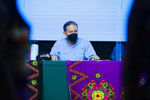 Presidente Laurentino Cortizo anuncia barrido de vacunación contra la covid-19 en Darién