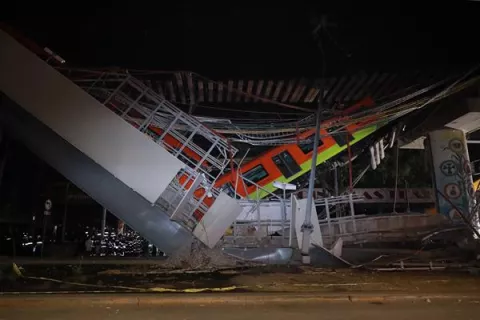 Solicitarán peritaje internacional por accidente en metro de Ciudad de México