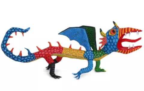 Google ilustra su página con un alebrije del mexicano Pedro Linares López