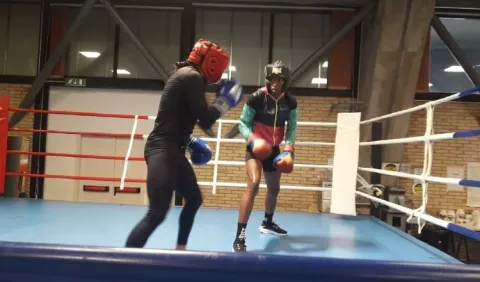 Atheyna Bylon realiza su primer entrenamiento en Italia