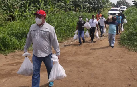 Bolsas con comida recuperadas en San Francisco se distribuirán en Darién
