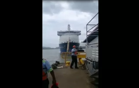 No hubo heridos ni daños: Canal de Panamá aclara incidente en las esclusas de Miraflores