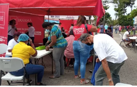 Efectúan más de 100 pruebas para  detectar casos de VIH en Colón