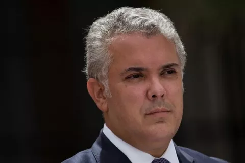 Atacan a tiros el helicóptero en el que viajaba el presidente de Colombia, Iván Duque