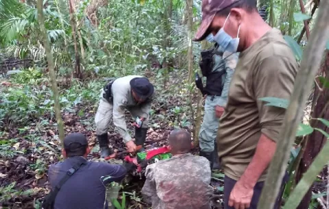 Detienen a dos cazadores furtivos en el sector Cerro Hormiguero de Burunga, Arraiján