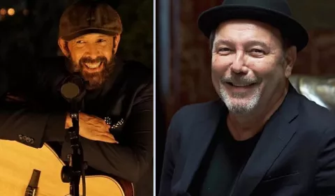 Juan Luis Guerra a Rubén Blades: 'Felices con el reconocimiento de Persona del Año del Grammy Latino'