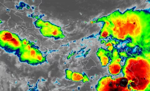 Sinaproc emite aviso de prevención por lluvias y tormentas por paso de Onda Tropical #3